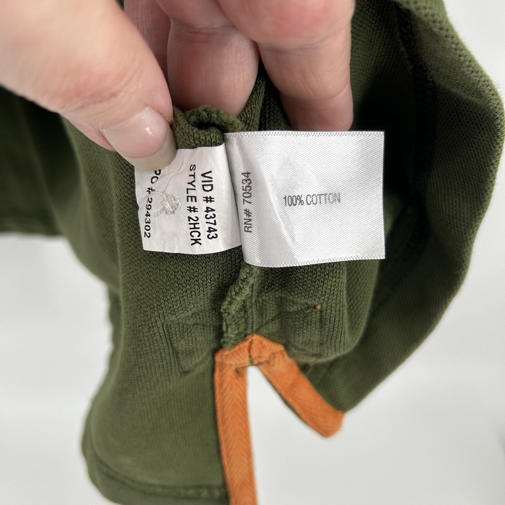 Orvis Signature Polo Shirt Mens 2XLT Olive Green Pique Logo Cabincore Heritage - Picture 8 of 11